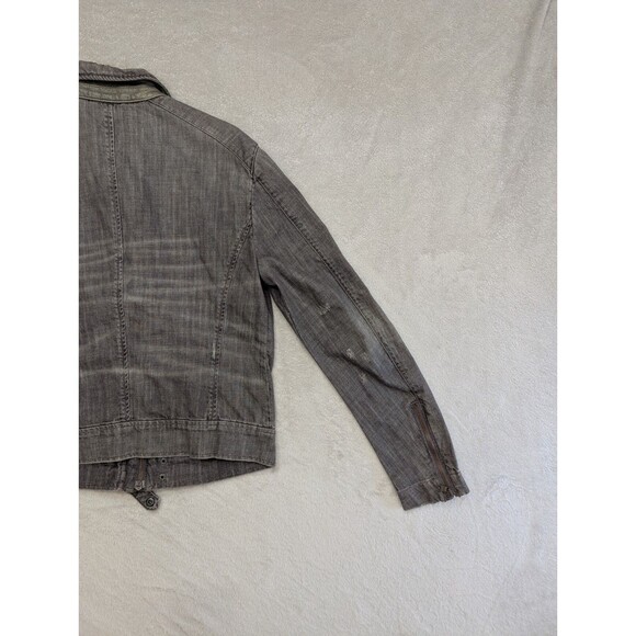 Armani Exchange Gray Bomber Jacket - Picture 9 of 10